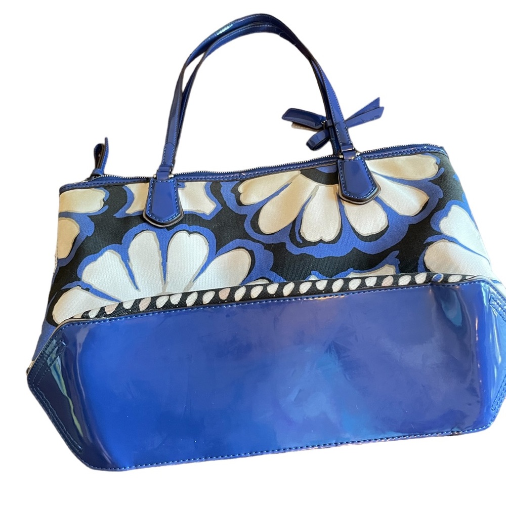 Coach Blue Poppy Tote - Picture 2 of 5